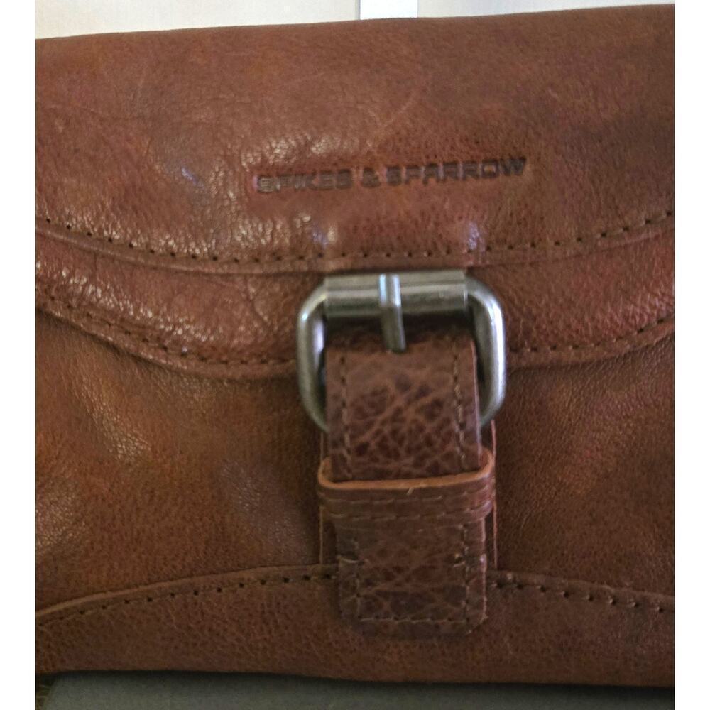 Spikes & Sparrow Leather Belt Bag Missouri Brandy Ladies - Picture 4 of 11